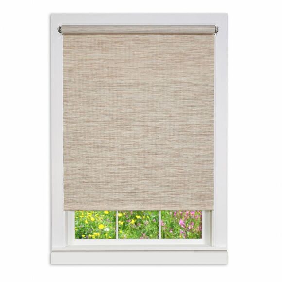 Cordless Privacy Jute Shade - 33x72 - Natural